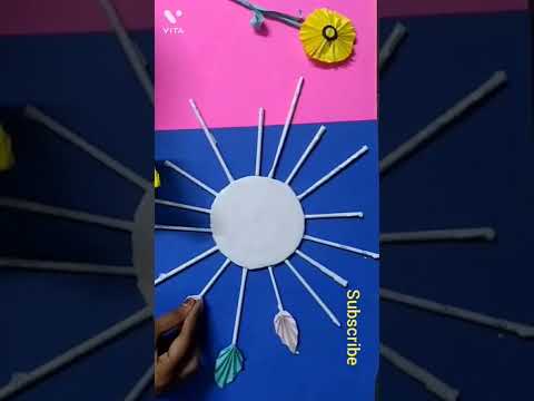 beautiful clock wall hanging decor making 🥰🥰#shorts#viral#videos#crafts