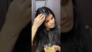 Egg white for silky hair #hairmask #eggwhite #pravalikapral