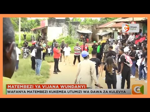 Vijana kaunti ya Taita Taveta wafanya matembezi kuhusu ongezeko kwa matumizi ya mihadarati