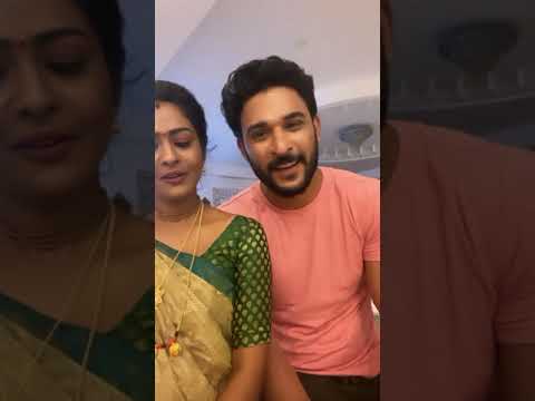 Krishna Tulasi serial Shyama & Akhil fun❤