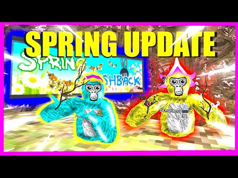 SPRING UPDATE in Gorilla Tag VR! (flashback sale)