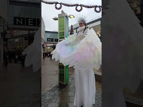 Snow angels in enfield #snow #angels #giant #enfield #shorts #snowangels