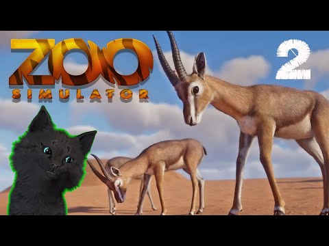 СОБСТВЕННЫЙ ЗООПАРК СУПЕР КОТА КУПИЛ ГАЗЕЛЬ 🐱 Zoo Simulator Prologue 🐱 ЗОО СИМУЛЯТОР #02