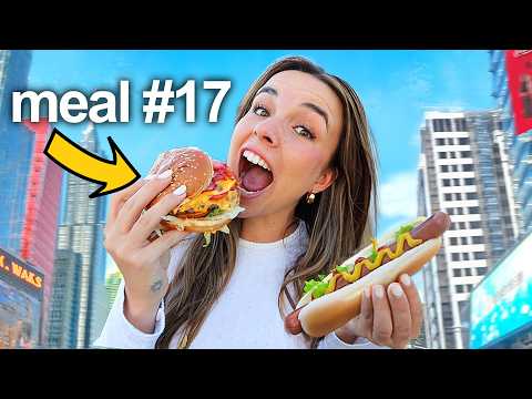 EATING EVERY HOUR FOR 24 HOURS IN NEW YORK