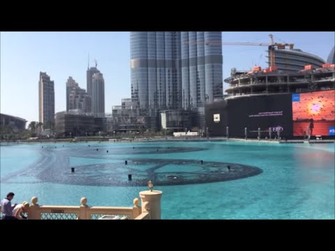 Burj Khalifa Day and Night , Light Show, The Tallest Building