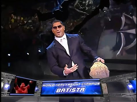 Batista Entrance as the NEW World Heavyweight Champion - WWE SmackDown 2007 HD