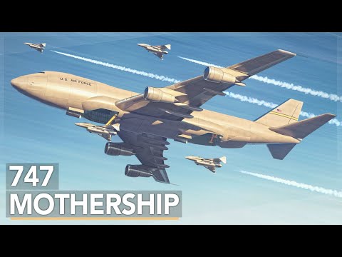 The Air Force’s Crazy 747 Aircraft Carrier Concept