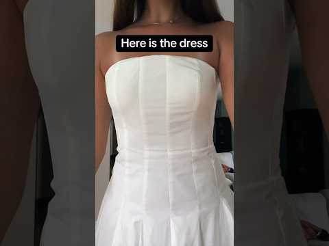 The dress I wore to buy THE dress 😱👰‍♀️