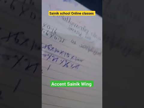 Sainik school Online Coaching class Accent Sainik Wing Student