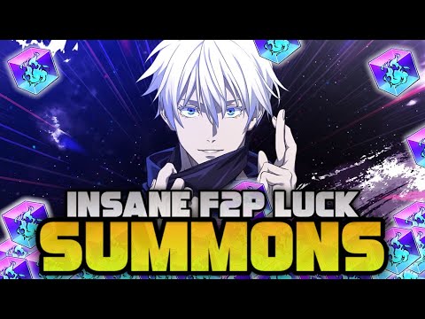 MY F2P LUCK IS BROKEN! DOMAIN EXPANSION GOJO SUMMONS! | JJK Phantom Parade