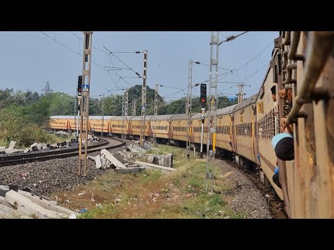 HOWRAH To SECUNDERABAD | Full Journey 12703/Falaknuma Express, Indian Railways Video in 4k ultra HD