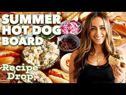 Summer Hot Dog Board (Quick Pickles, Potato Salad, Fried Onions, and more) | Recipe Drop | Food52