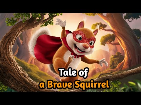 The Superhero Squirrel Saves the Day | Heartwarming Kids' Story.|Story for toddlers|Bedtime stories.