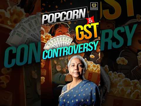 Popcorn 🍿 & GST Controversy #india #popcorn #taxes #gst #shorts