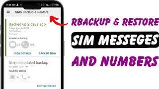 How to Backup SIM Messages and Numbers Fast! #SIMBackup #BackupSIMData #BackupContacts