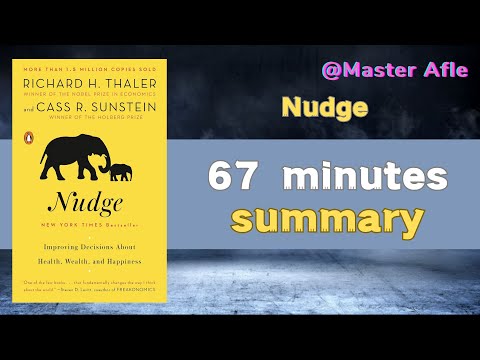 Summary of Nudge by Richard Thaler | 67 minutes audiobook summary | #Business #Money