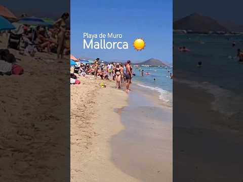 MALLORCA 💕 CAN PICAFORT 🏖 Walking along the beach / PLAYA DE MURO 🇪🇸 SPAIN