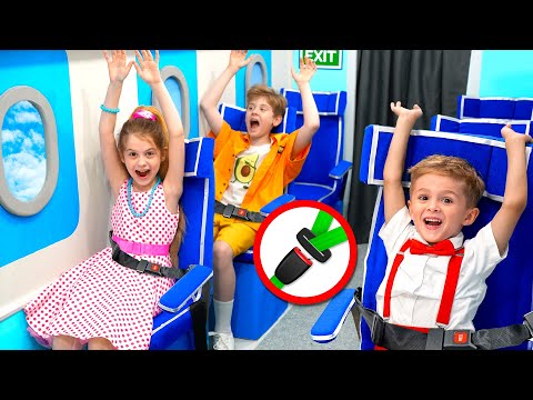 Eva and Airplane adventures for kids