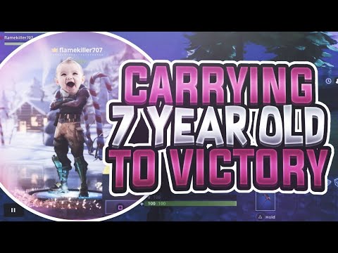 Meeting the Nicest 7 Year Old In Squads Fill | Fortnite Mobile