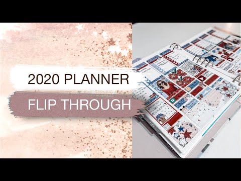 2020 Planner Flip Through