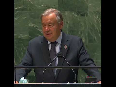 Our world "is challenged like never before", UN Secretary-General António Guterres