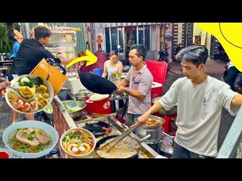 Vietnamese street food - Skillful cooking techniques by young chefs