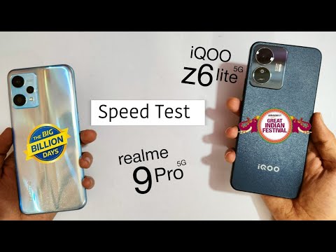 realme 9 pro 5G vs iqoo z6 lite 5G Speed Test Comparison, which is better