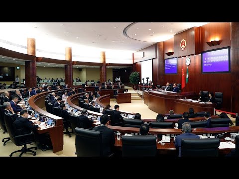 Chefe do Executivo Ho Iat Seng no plenário da Assembleia Legislativa (II Parte)