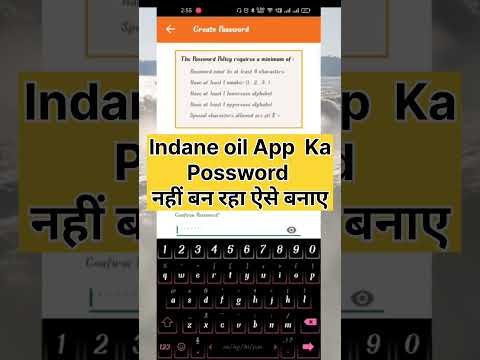 Indian Oil app me password kaise banaye #shorts