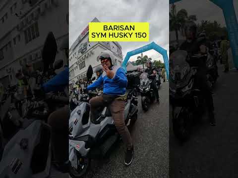 Barisan SYM Husky ADV 150 di Perasmian CFMOTO Semenyih