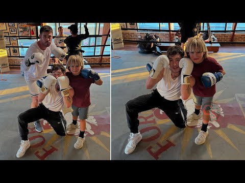 Chris Hemsworth's Son Practicing Boxing With 'Saltburn' star Barry Keoghan