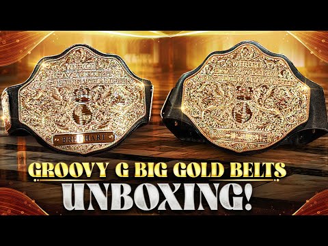 Let’s Unboxing Both Groovy G Big Gold Belts!