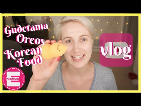 Gudetama Beauty Blender | Weird Oreos | Shopping | Korean Food | Vlog