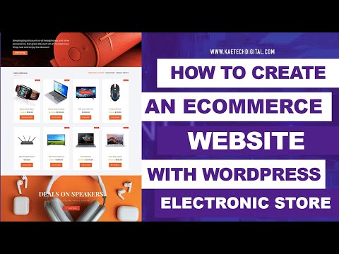 How to create an eCommerce Website With WordPress For Beginners