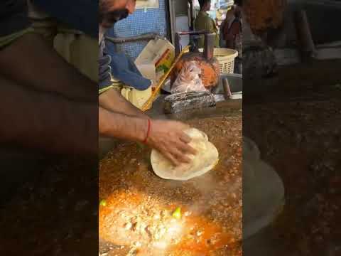 Street Food Around the World 🔥 kaleji fry and flatbread