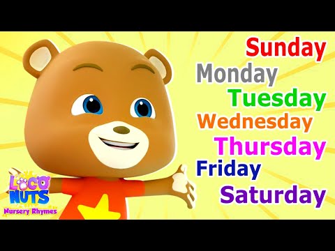 Days of the Week, Preschool Learning Videos And Baby Songs