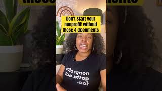 4 documents to start your nonprofit #501c3