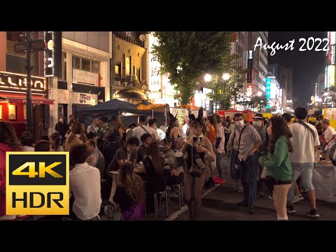 [4K HDR] 札幌すすきの祭り2022散策 / Strolling around Sapporo Susukino Festival 2022 (Hokkaido, Japan)