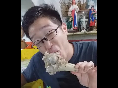 Japanese tried Bulalo in Philippine karinderia | does it taste good? ブラロはおいしいですか？ | Chamu san