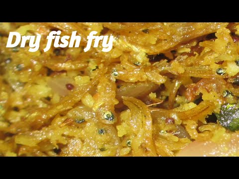 Dry fish fry | Healthy and Tasty dry fish fry for kids | Easy Dry Fish Fry