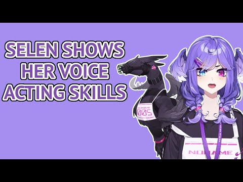 Selen Showcases her Voice Acting Skills [Selen Tatsuki | Nijisanji EN]