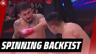 What a SPINNING Backfist! 🔥 | Sergio Pettis vs Kyoji Horiguchi | Bellator MMA