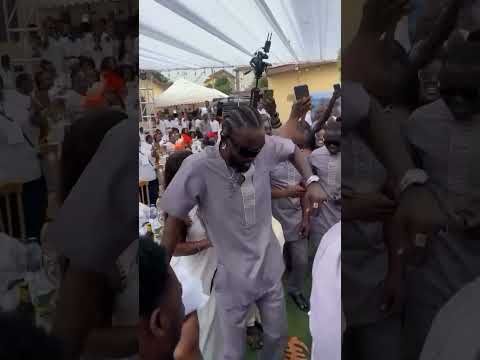 Black Sheriff on the dance at his DJ's wedding #shorts