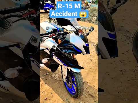 R-15 M ACCIDENT 😱😱 #r15m #r15v4 #r15 #yamahar15 #r15accident #kolkata  #trending #shorts