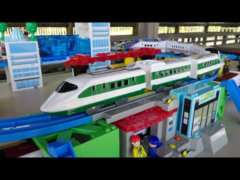 Plarail Shinkansen & Freight Car My Town Kit Big Station Building Course