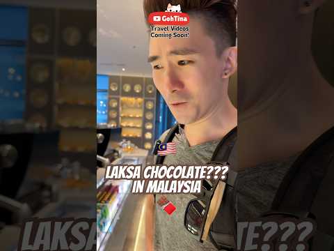 Laksa chocolate in #malaysia #mukbang #shorts