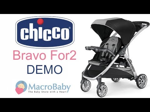 Chicco Bravo for 2 - Stroller Demo | MacroBaby