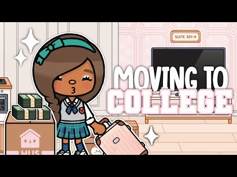 RICH TEEN COLLEGE MOVING DAY! | WITH VOICE 📢 | TOCA LIFE WORLD ROLEPLAY