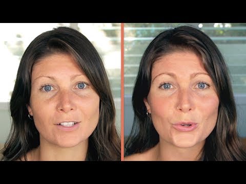 FULL FACE USING ONLY FOOD Makeup Challenge