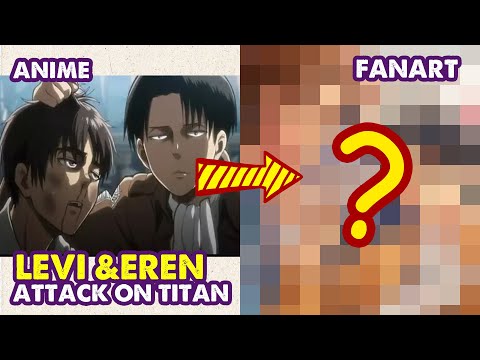 How To Draw LEVI & EREN from Attack on Titan | Huta Chan